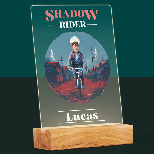 Votre personnage : Shadow Rider - Impression sur verre acrylique | DE