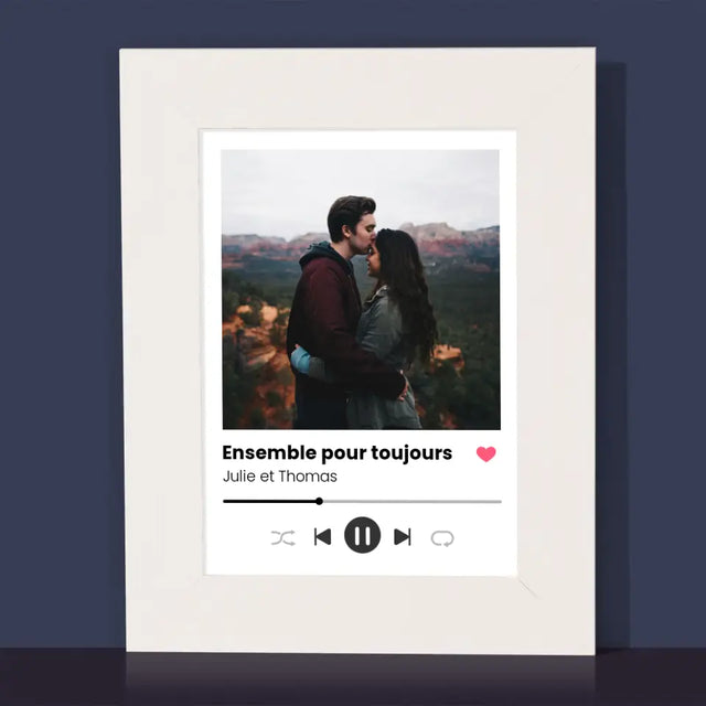 Photo Et Texte: Spotify Avec Ta Photo - Cadre Photo