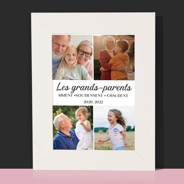 Collage Photo: Chers Grands-Parents ! - Cadre Photo