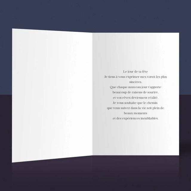 Photo Et Texte: Ta Photo - Carte De Vœux