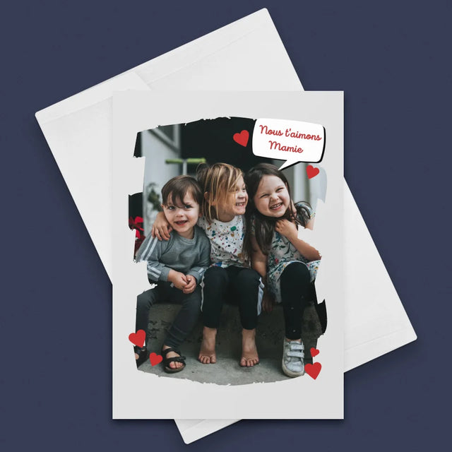 Photo Et Texte: Pour Notre Chère Grand-Maman - Carte De Vœux