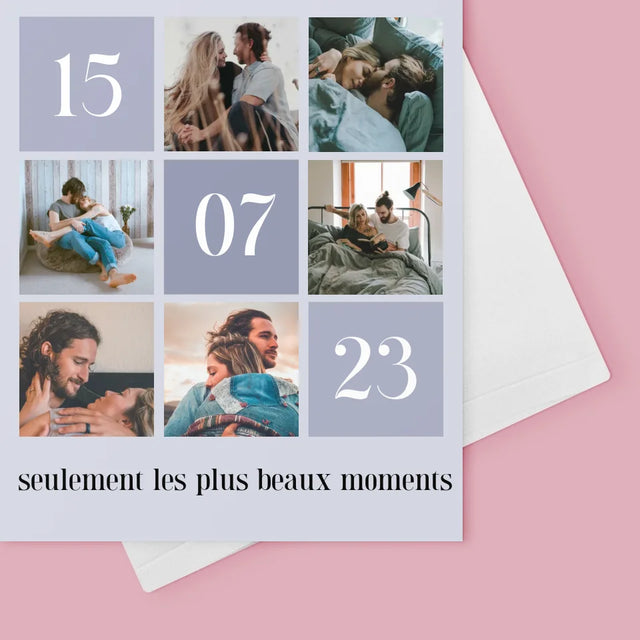 Collage Photo: Les Meilleurs Moments - Carte De Vœux