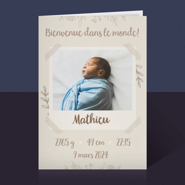 L'Acte De Naissance De L'Enfant: Métrique, Branches - Carte De Vœux