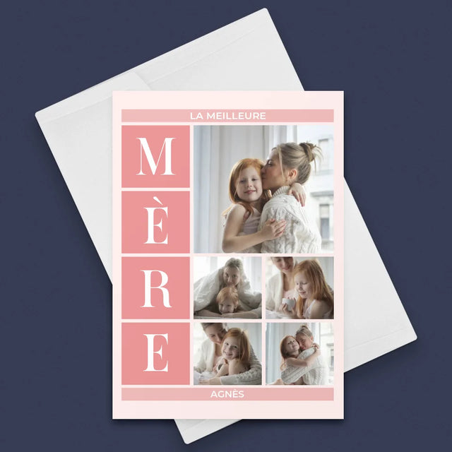 Collage Photo: Meilleure Maman, Collage - Carte De Vœux
