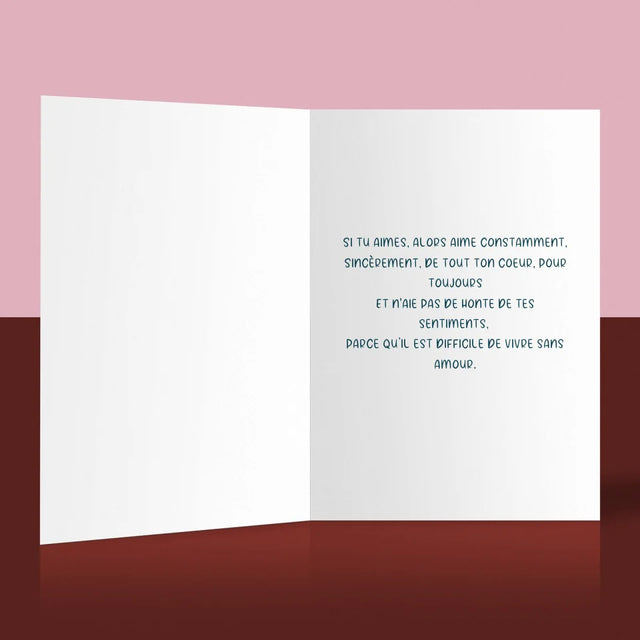 Collage Photo: Je T'Aime, Les Initiales - Carte De Vœux