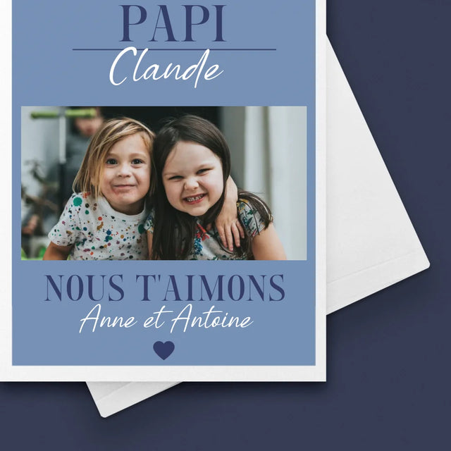 Collage Photo: Cher Grand-Père - Carte De Vœux