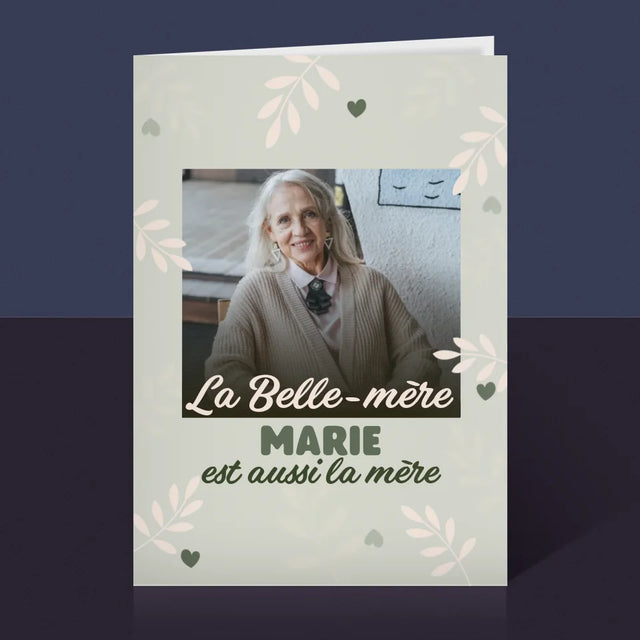 Collage Photo: La Belle-Mère Est Aussi Une Mère - Carte De Vœux