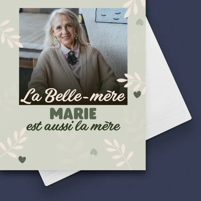 Collage Photo: La Belle-Mère Est Aussi Une Mère - Carte De Vœux