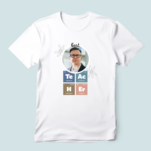 Photo Et Texte: Teacher Les Éléments - T-Shirt Pour Hommes