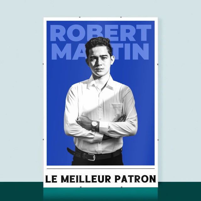 Photo Et Texte: Le Meilleur Patron - Affiche