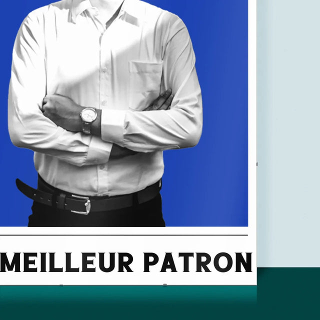 Photo Et Texte: Le Meilleur Patron - Affiche