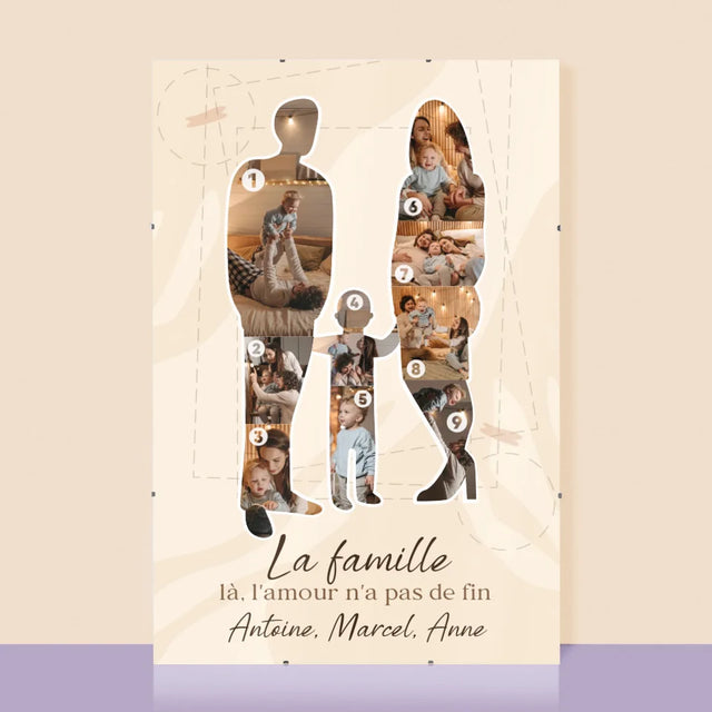 Forme Des Photos: L'Amour Familial - Affiche