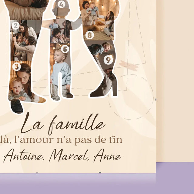 Forme Des Photos: L'Amour Familial - Affiche