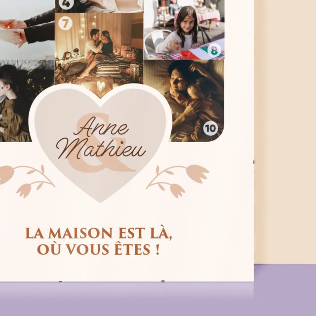 Forme Des Photos: La Maison Familiale - Affiche