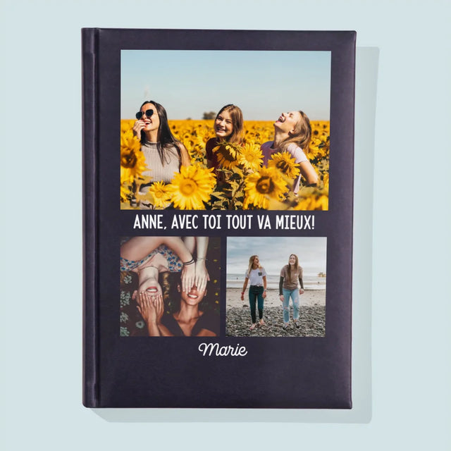 Collage Photo: Les Meilleures Amies - Cahier De Notes