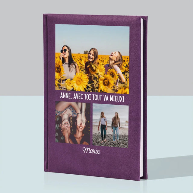 Collage Photo: Les Meilleures Amies - Cahier De Notes