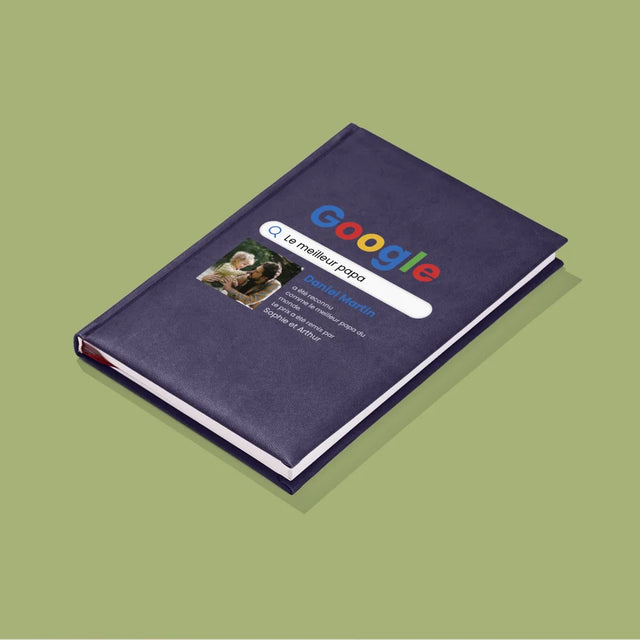 Photo Et Texte: Meilleur Père Résultat Google - Cahier De Notes