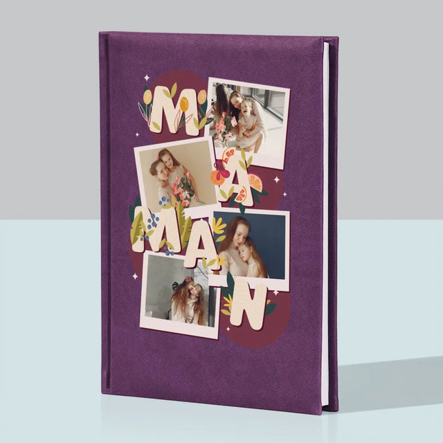 Collage Photo: Lettres Maman - Cahier De Notes