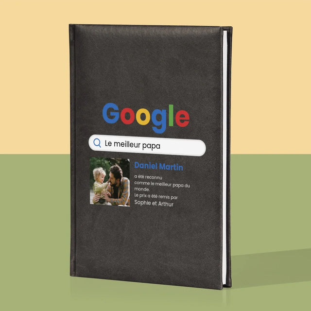 Photo Et Texte: Meilleur Père Résultat Google - Cahier De Notes