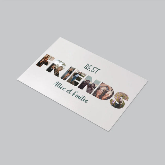 Collage Photo De Lettre: Friends De Tes Photos - Sous-Main Bureau