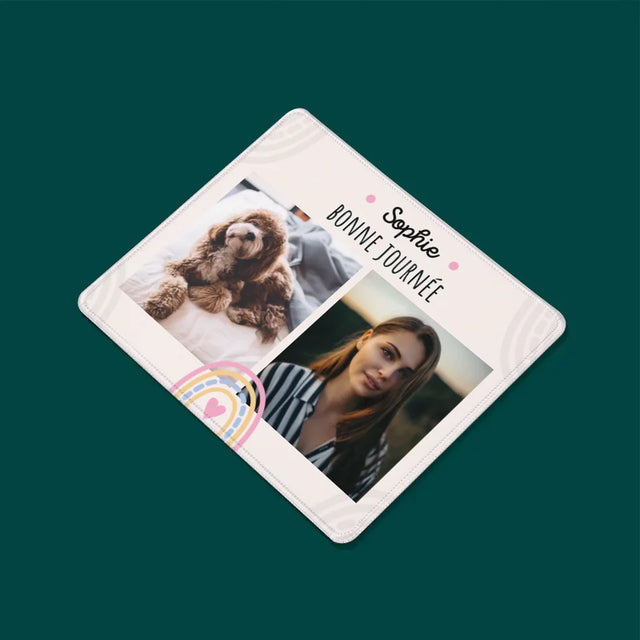 Collage Photo: Bonne Journée - Tapis De Souris