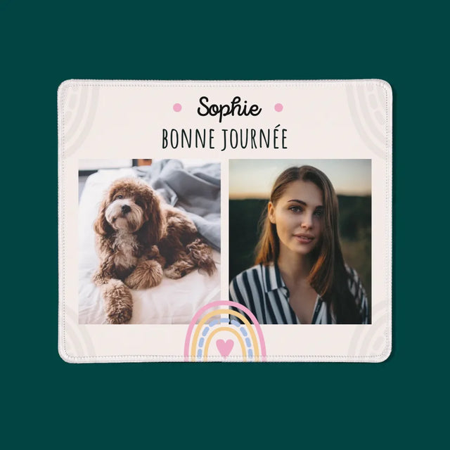 Collage Photo: Bonne Journée - Tapis De Souris