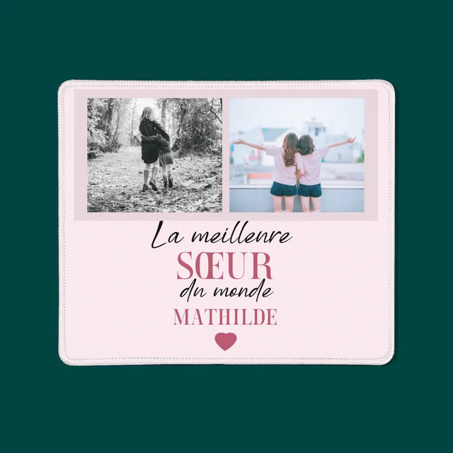 Collage Photo: La Meilleure Sœur - Tapis De Souris