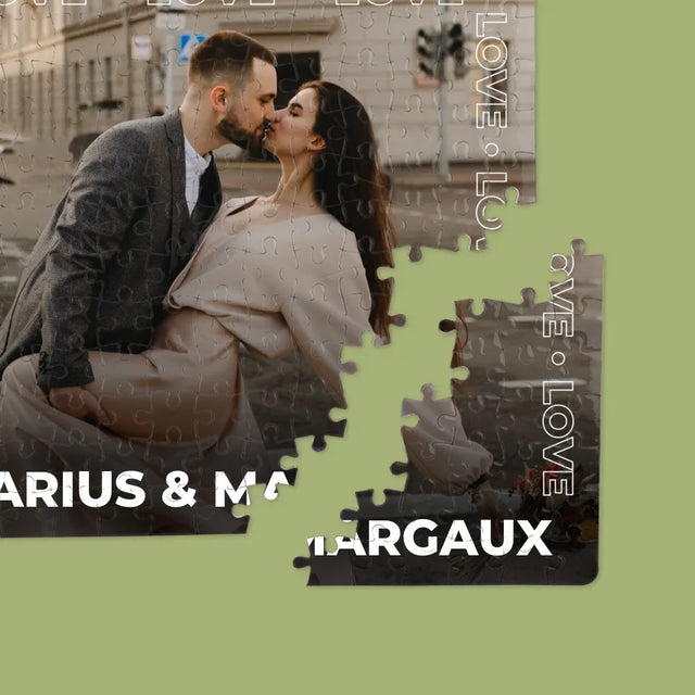 Photo Et Texte: Cadre Love - Casse-Têtes