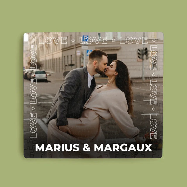 Photo Et Texte: Cadre Love - Casse-Têtes