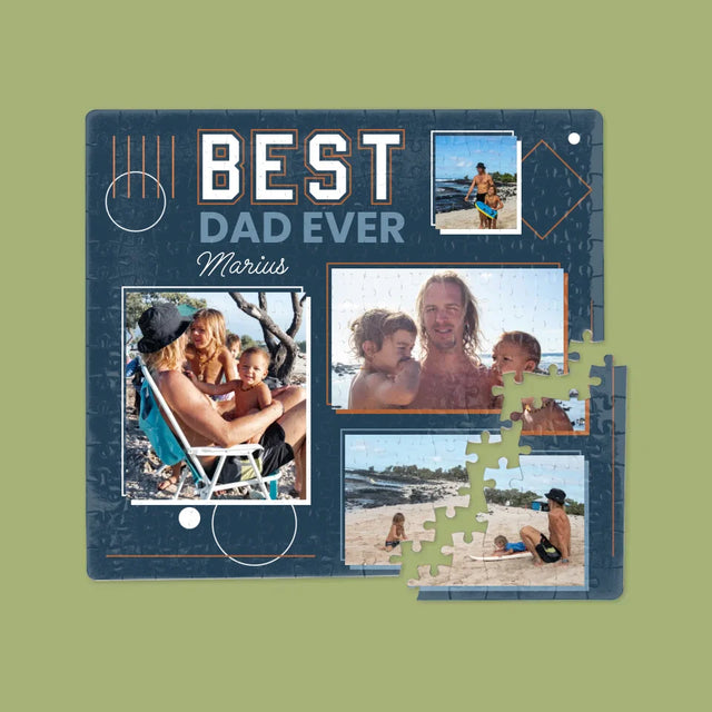 Collage Photo: Best Dad Ever - Casse-Têtes