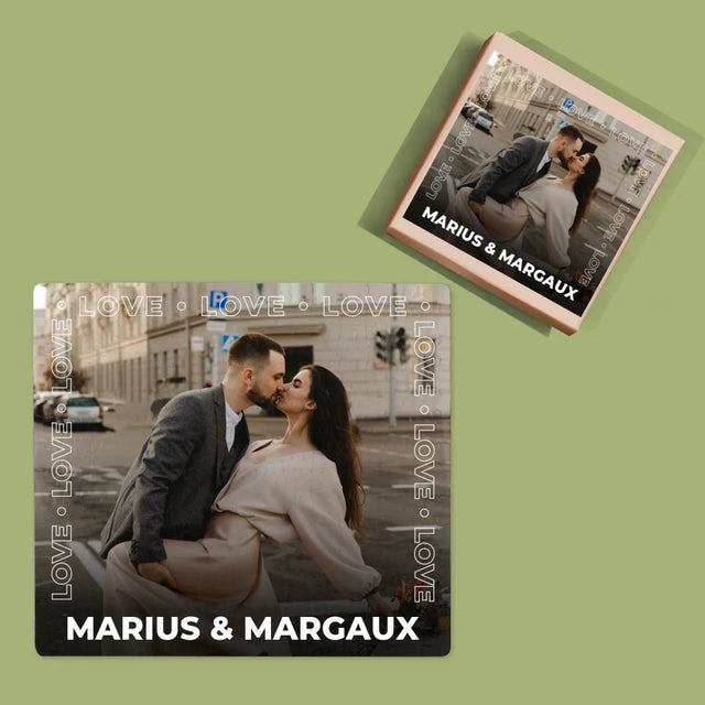 Photo Et Texte: Cadre Love - Casse-Têtes