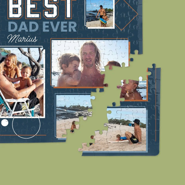 Collage Photo: Best Dad Ever - Casse-Têtes