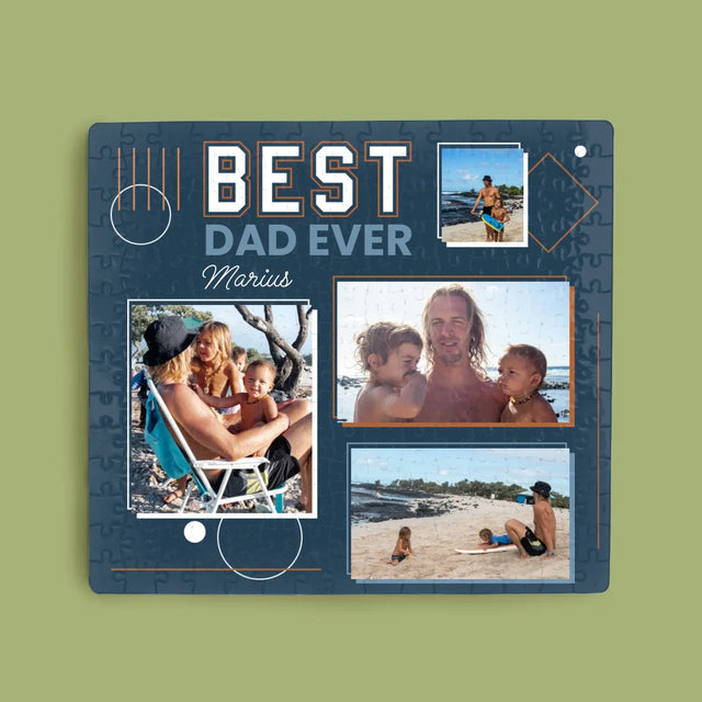 Collage Photo: Best Dad Ever - Casse-Têtes