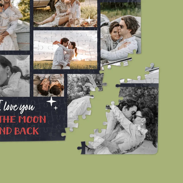 Collage Photo: To The Moon And Back - Casse-Têtes