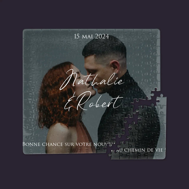 Photo Et Texte: Photo De Mariage, Les Souhaits - Casse-Têtes