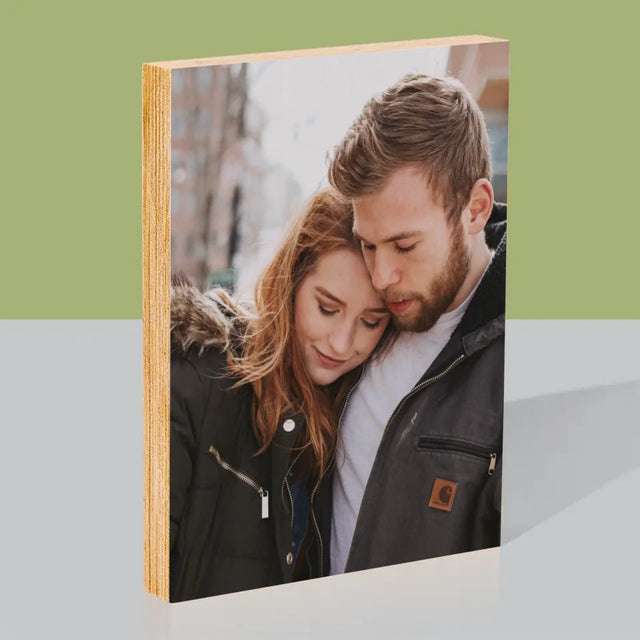 La Photo Et Un Texte: Ta Photo - Impression Sur Bois