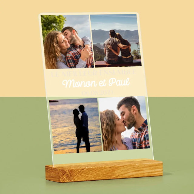 Collage Photo: Le Meilleur Ensemble - Impression Sur Verre Acrylique