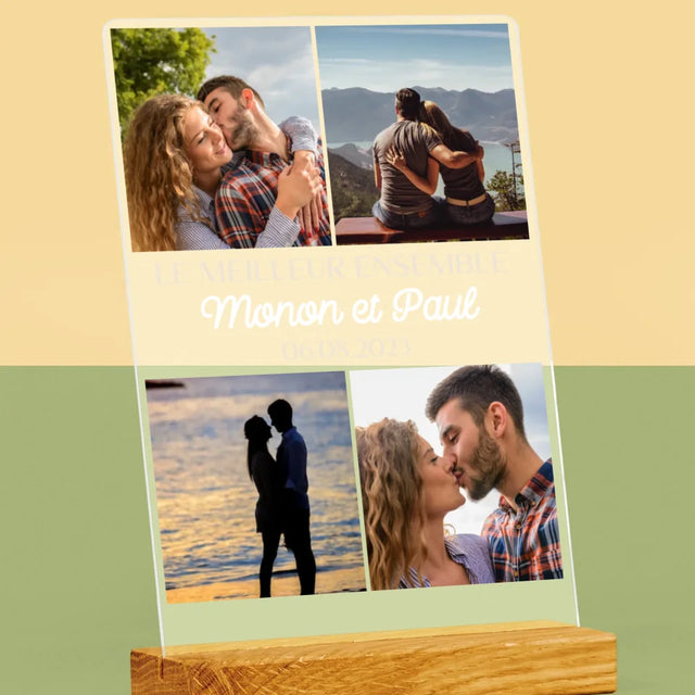 Collage Photo: Le Meilleur Ensemble - Impression Sur Verre Acrylique