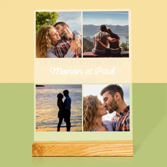 Collage Photo: Le Meilleur Ensemble - Impression Sur Verre Acrylique