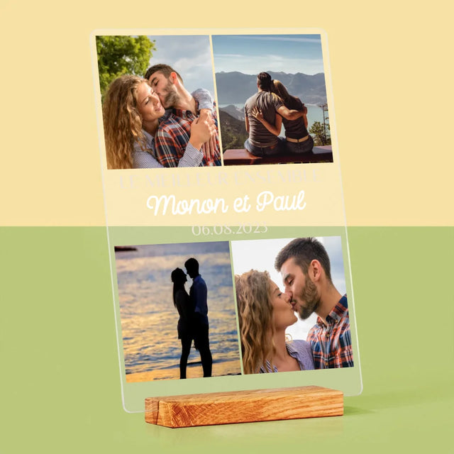 Collage Photo: Le Meilleur Ensemble - Impression Sur Verre Acrylique