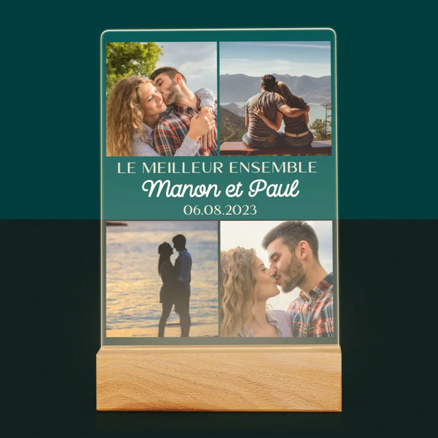 Collage Photo: Le Meilleur Ensemble - Impression Sur Verre Acrylique