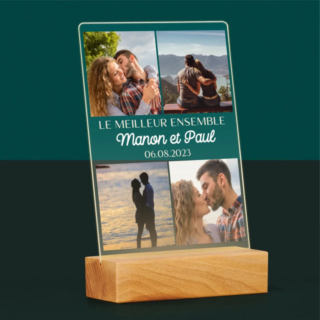 Collage Photo: Le Meilleur Ensemble - Impression Sur Verre Acrylique