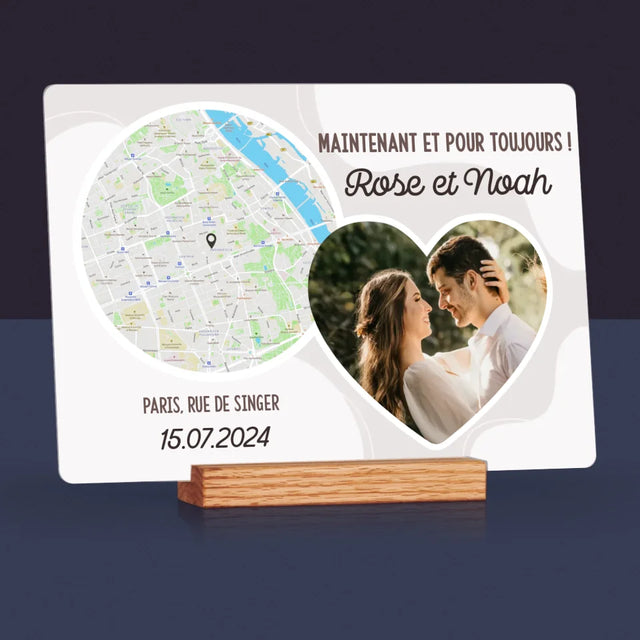 Le Plan De Ville: Maintenant Et Pour Toujours - Impression Sur Verre Acrylique