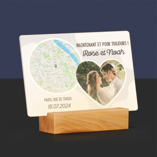 Le Plan De Ville: Maintenant Et Pour Toujours - Impression Sur Verre Acrylique