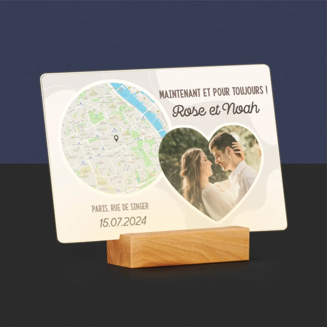 Le Plan De Ville: Maintenant Et Pour Toujours - Impression Sur Verre Acrylique