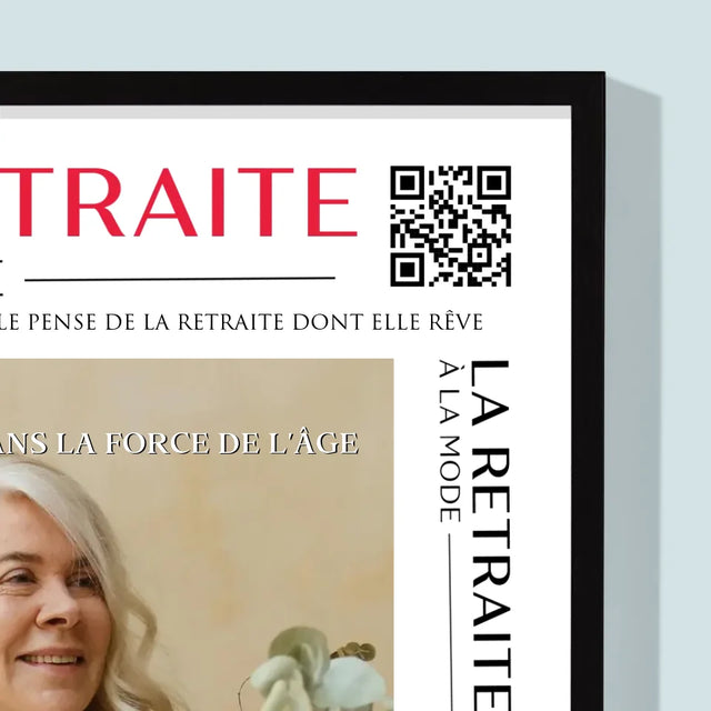 Couverture De Magazine: La Retraite À La Mode - Impression Encadrée 30X40