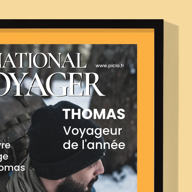 Couverture De Magazine: National Voyager: Couverture De Magazine - Impression Encadrée 30X40