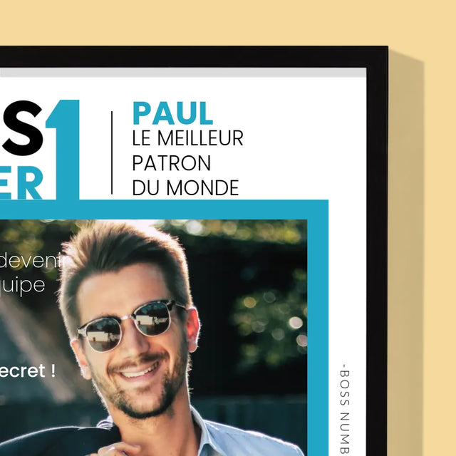 Couverture De Magazine: Boss Number One: Couverture De Magazine - Impression Encadrée 30X40