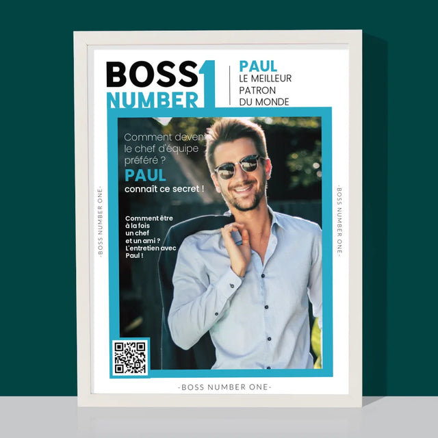 Couverture De Magazine: Boss Number One: Couverture De Magazine - Impression Encadrée 30X40