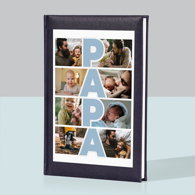 Collage Photo: Inscription Papa - Cahier De Notes